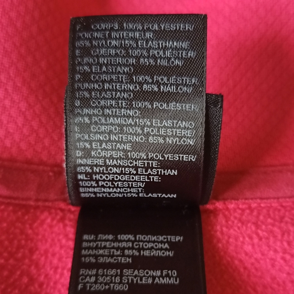 The North Face Women's Pink Full Zip Activewear Sport Jacket - Picture 14 of 16